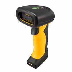 Adesso NuScan 5200TR Lettore di codici a barre portatile 1D/2D CMOS Nero, Giallo - Vista aggiuntiva 4