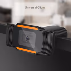 Adesso CyberTrack H2 webcam 640 x 480 Pixel USB 2.0 Nero, Arancione - Vista aggiuntiva 8