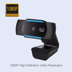 Adesso CyberTrack H5 webcam 2,1 MP 1920 x 1080 Pixel USB 2.0 Nero, Blu - Vista aggiuntiva 5