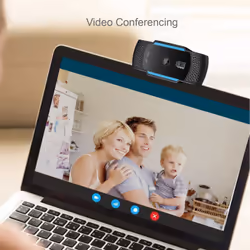Adesso CyberTrack H5 webcam 2,1 MP 1920 x 1080 Pixel USB 2.0 Nero, Blu - Vista aggiuntiva 8