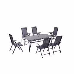Concept Usine Rimini set mobili da esterno Nero