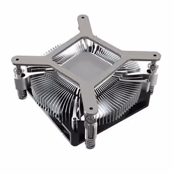 Inter-Tech Z-60 Processore Raffreddatore d'aria 8 cm Nero 1 pz
