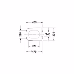 Duravit - 0060510000 Sedile wc, Weiß