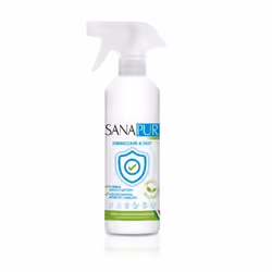 S2Life Sanapur Eco, Igienizzante per mani, 500 ml, Flacone a pompa, Liquido, Plastica