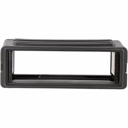 SKB Roto-Molded 3U Shallow Rack Nero