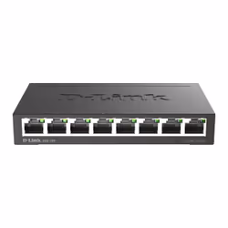 D-Link DGS-108 Non gestito L2 Gigabit Ethernet (10/100/1000) Nero - Vista aggiuntiva 5
