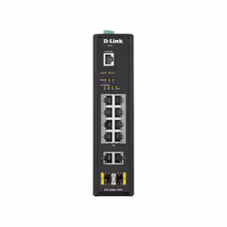 D-Link DIS-200G-12PS switch di rete Gestito L2 Gigabit Ethernet (10/100/1000) Supporto Power over Ethernet (PoE) Nero - Vista aggiuntiva 4
