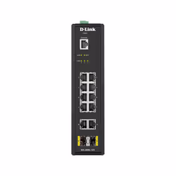 D-Link DIS-200G-12S switch di rete Gestito L2 Gigabit Ethernet (10/100/1000) Nero - Vista aggiuntiva 4