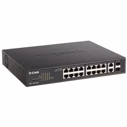 D-Link DGS-1100-18PV2 switch di rete Gestito L2 Gigabit Ethernet (10/100/1000) Supporto Power over Ethernet (PoE) 1U Nero - Vista aggiuntiva 2