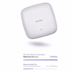 D-Link AC2300 1700 Mbit/s Bianco Supporto Power over Ethernet (PoE) - Vista aggiuntiva 8