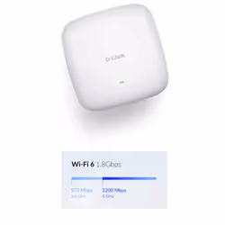 D-Link AX1800 1800 Mbit/s Bianco Supporto Power over Ethernet (PoE) - Vista aggiuntiva 8