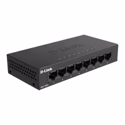 D-Link DGS-108GL switch di rete Non gestito Gigabit Ethernet (10/100/1000) Desktop Nero - Vista aggiuntiva 2