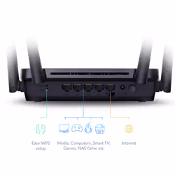 D-Link AC1200 router wireless Gigabit Ethernet Dual-band (2.4 GHz/5 GHz) Nero - Vista aggiuntiva 8
