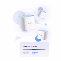 D-Link EAGLE PRO AI AX1500 Dual-band (2.4 GHz/5 GHz) Bianco 1 Interno - Vista aggiuntiva 5