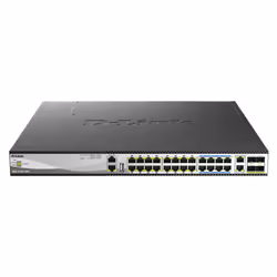 D-Link DMS-3130-30PS, Gestito, L3, 2.5G Ethernet (100/1000/2500), Supporto Power over Ethernet (PoE), Montaggio rack, 1U