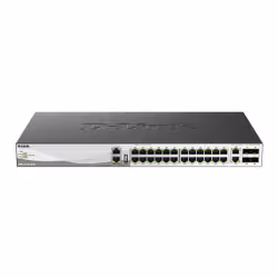 D-Link DMS-3130-30TS/E switch di rete Gestito L3 10G Ethernet (100/1000/10000) Montaggio da desktop/parete Nero - Vista aggiuntiva 2