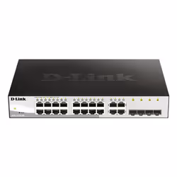 D-Link DGS-1210-20, Gestito, L2, Gigabit Ethernet (10/100/1000), Full duplex, Montaggio rack, 1U