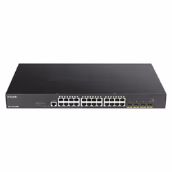 D-Link DGS-1250-28XMP, Gestito, L3, Gigabit Ethernet (10/100/1000), Full duplex, Supporto Power over Ethernet (PoE), Montaggi ...