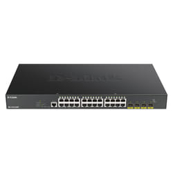 D-Link DGS-1250-28XMP Gestito L3 Gigabit Ethernet (10/100/1000) Supporto Power over Ethernet (PoE) Nero