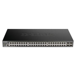 D-Link DGS-1250-52X Gestito L3 Gigabit Ethernet (10/100/1000) Nero