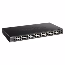 D-Link DGS-1250-52X Gestito L3 Gigabit Ethernet (10/100/1000) Nero