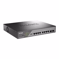D-Link DSS-200G-10MPP switch di rete Gestito L2 Gigabit Ethernet (10/100/1000) Supporto Power over Ethernet (PoE) 1U Nero, Grigio - Vista aggiuntiva 2