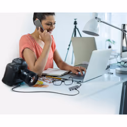 D-Link DUB-2335 replicatore di porte e docking station per laptop Cablato USB tipo-C Grigio - Vista aggiuntiva 5