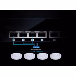 D-Link DMS-108 Non gestito L2 2.5G Ethernet (100/1000/2500) Nero - Vista aggiuntiva 8