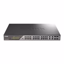 D-Link DSS-200G-28MP, Gestito, L2, Gigabit Ethernet (10/100/1000), Full duplex, Supporto Power over Ethernet (PoE), 1U