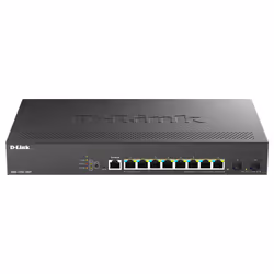 D-Link DMS-1250-10SP/E, Gestito, 2.5G Ethernet (100/1000/2500), Supporto Power over Ethernet (PoE), Montaggio rack