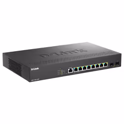 D-Link DMS-1250-10SP/E switch di rete Gestito 2.5G Ethernet (100/1000/2500) Supporto Power over Ethernet (PoE) Nero