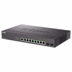 D-Link DMS-1250-10SP/E switch di rete Gestito 2.5G Ethernet (100/1000/2500) Supporto Power over Ethernet (PoE) Nero