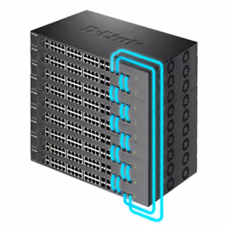 D-Link DXS-3410-32XY switch di rete Gestito L3 Fast Ethernet (10/100) Nero - Vista aggiuntiva 6