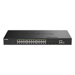 D-Link DGS-1530-28P/E switch di rete Gestito L2 Gigabit Ethernet (10/100/1000) Supporto Power over Ethernet (PoE) Nero
