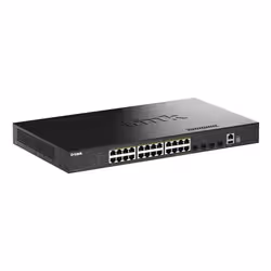 D-Link DGS-1530-28P/E switch di rete Gestito L2 Gigabit Ethernet (10/100/1000) Supporto Power over Ethernet (PoE) Nero - Vista aggiuntiva 2