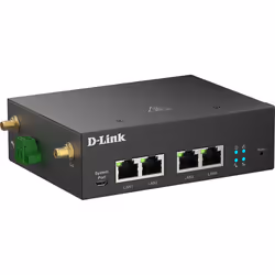D-Link DWM-314-G router cablato 4 Gigabit Ethernet Nero - Vista aggiuntiva 2