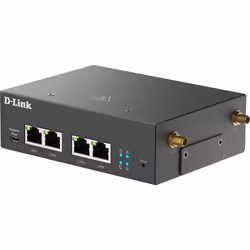 D-Link DWM-314-G router cablato 4 Gigabit Ethernet Nero - Vista aggiuntiva 3