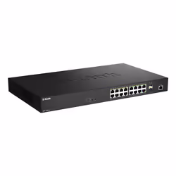 D-Link DMS-1250-18P/E switch di rete Gestito L2 2.5G Ethernet (100/1000/2500) Supporto Power over Ethernet (PoE) Nero - Vista aggiuntiva 2