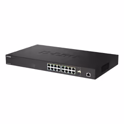 D-Link DMS-1250-18P/E switch di rete Gestito L2 2.5G Ethernet (100/1000/2500) Supporto Power over Ethernet (PoE) Nero - Vista aggiuntiva 3
