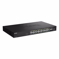 D-Link DMS-1250-28P/E switch di rete Gestito L2 2.5G Ethernet (100/1000/2500) Supporto Power over Ethernet (PoE) Nero - Vista aggiuntiva 2