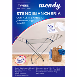 TWEED Stendibiancheria Con Alette Apribili - Vista aggiuntiva 3