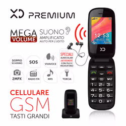 XD Enjoy Senior Phone Premium - Cellulare GSM Tasti Grandi - Vista aggiuntiva 4
