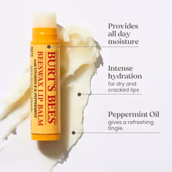 Burt's Bees Balsamo Labbra Originale Cera d'Api e Fagioli di Vaniglia 1 St