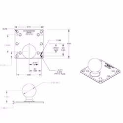 RAM Mounts RAM-D-246U parte e accessorio per supporti