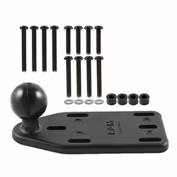 RAM Mounts RAM-B-346U, Alluminio, Gomma, Nero