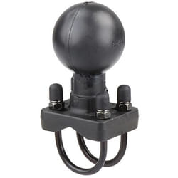 RAM Mounts RAM-D-235-1U kit di fissaggio Nero Alluminio, Gomma