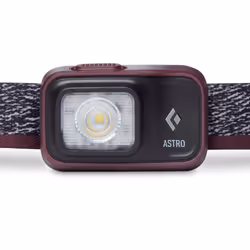 Black Diamond Astro 300 Nero, Bordeaux Torcia a fascia