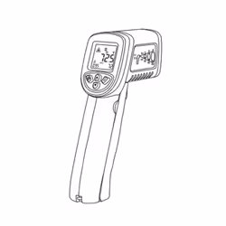 FLIR THERMOMETER IR MINI W-TYPE K - Vista aggiuntiva 4