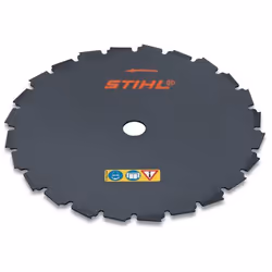 Stihl 41197134200, Lama per decespugliatore, Nero, Acciaio, 1 pz