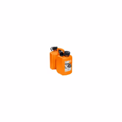 Tanica combinata standard STIHL 3L/1.5L - Kombi Contenitore doppio robusto in plastica arancione Fino a 5 l di carburante e 3 ...